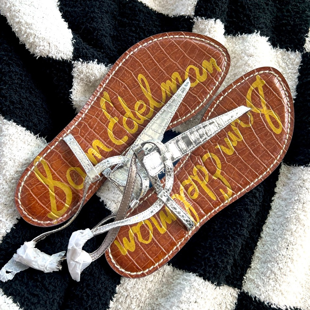 Sam Edelman Sandals Silver —brand new
